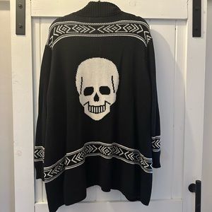 MODCLOTH SKULL CARDIGAN 1X BN NO TAG